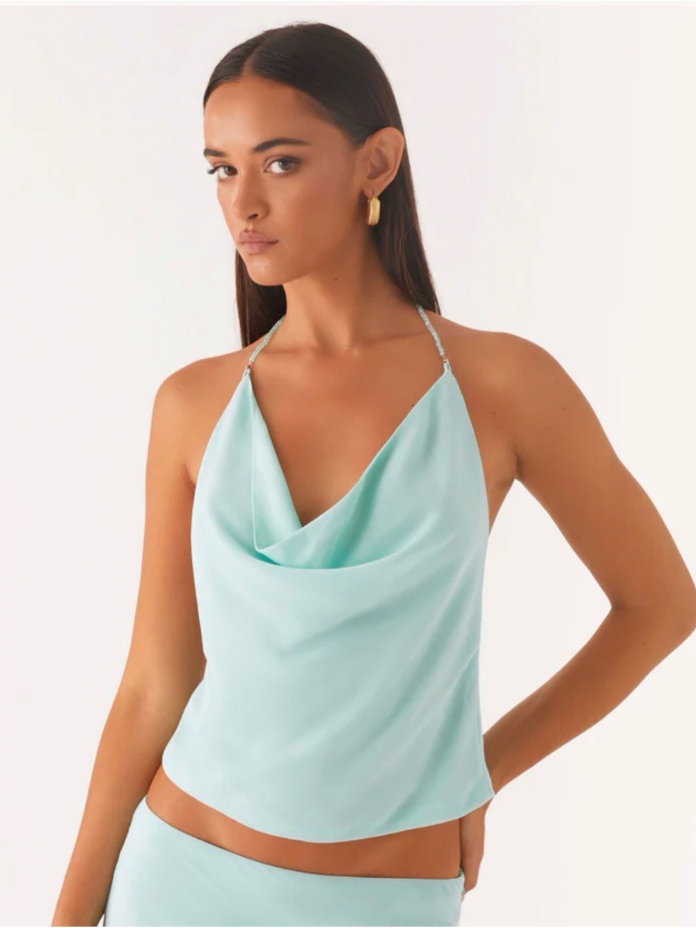 Peppermayo Another Life Halter Top - Pale